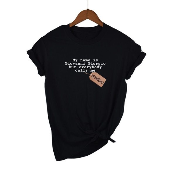 Short sleeve t-shirt "My name is Giovanni Giorgio" (A tag) - Picture 1 of 1